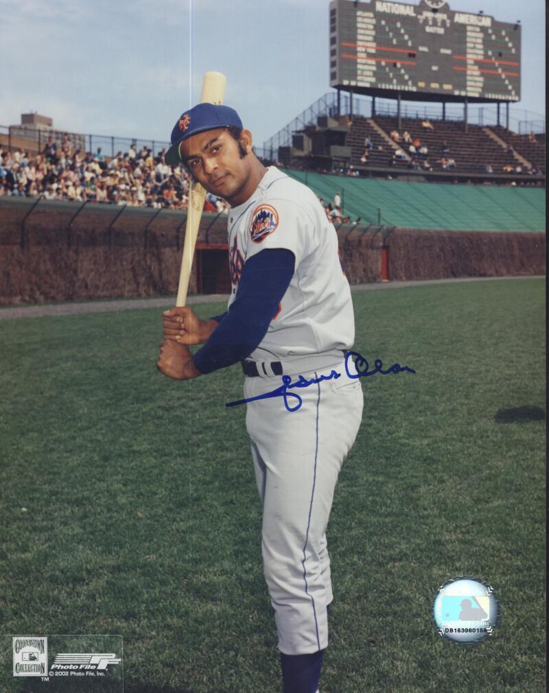 JESUS ALOU METS  SIGNED AUTOGRAPHED 8X10 PHOTO W/ COA