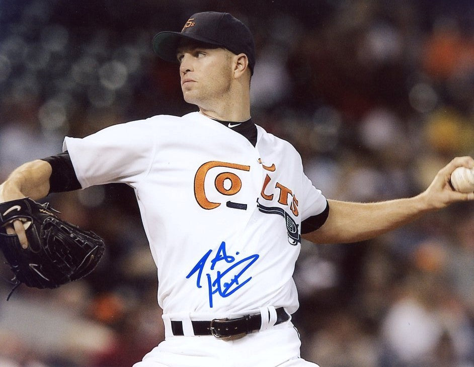 J.A. HAPP COLT 45S SIGNED AUTOGRAPHED 8X10 W/COA 