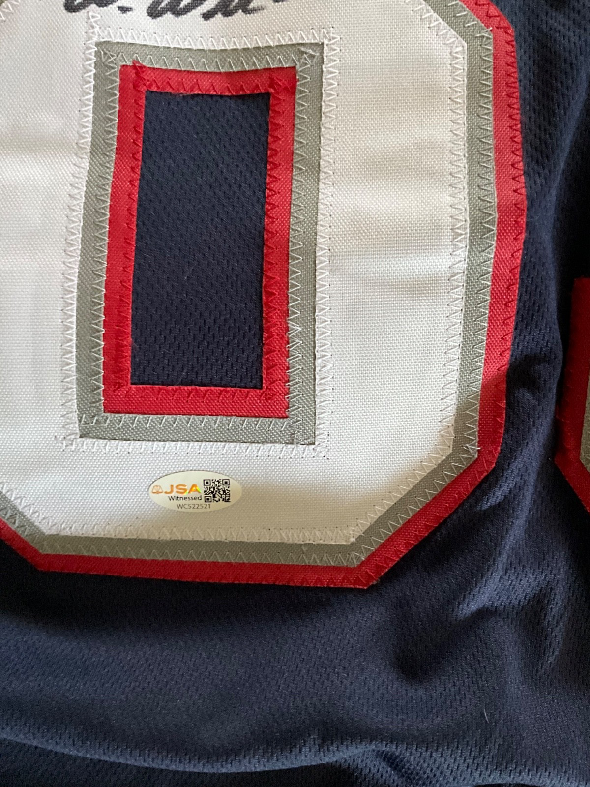 Wes Welker Signed New England Patriots Custom Jersey Auto PSA AUTHENTIC Auto
