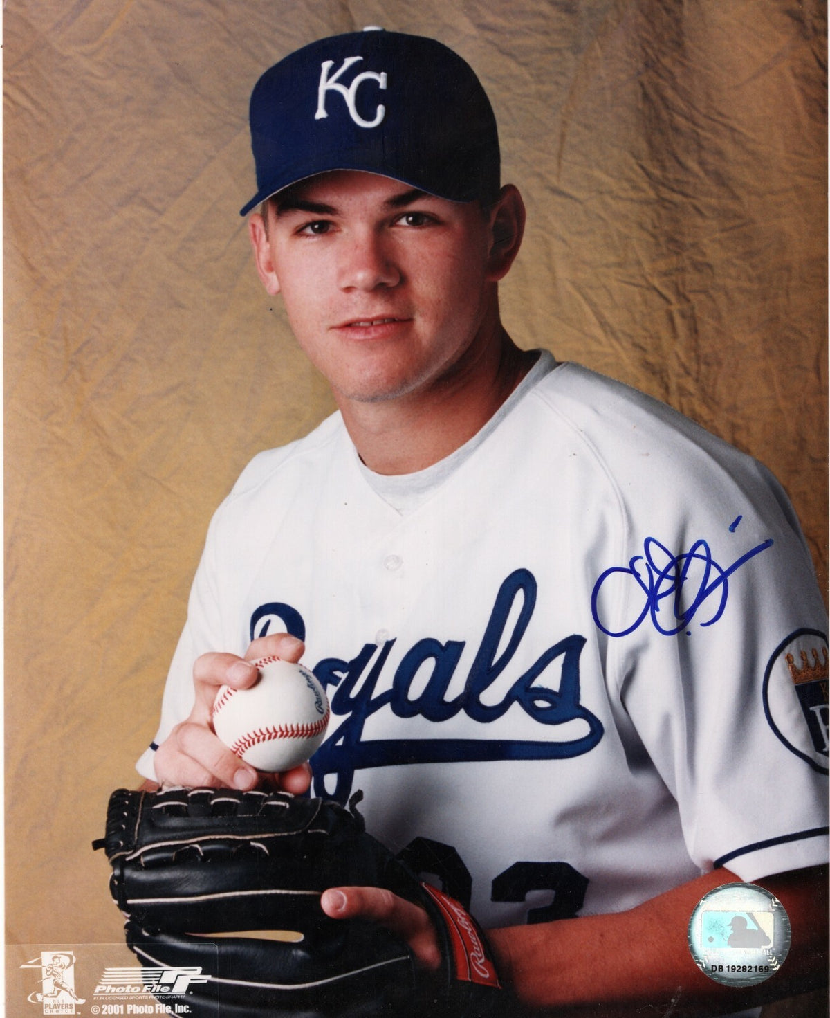 CHAD DURBIN KANSAS CITY ROYALS SIGNED 8X10 PHOTO W/COA