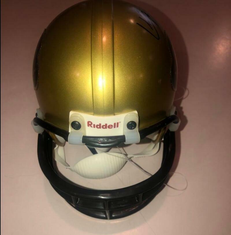 CHAD BROWN COLORADO BUFFALOES  SIGNED AUTOGRAPHED MINI HELMET W/ COA