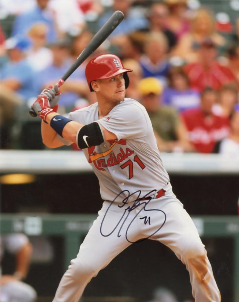 CARSON KELLY ST. LOUIS CARDINALS SIGNED AUTOGRAPHED 8X10 PHOTO W/COA