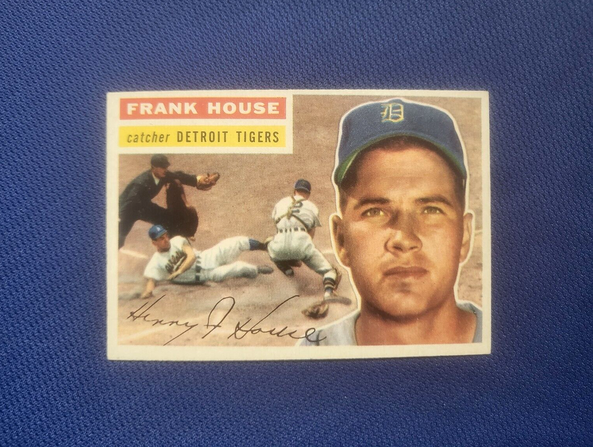 1956 TOPPS FRANK HOUSE DETROIT TIGERS #32 CARD VINTAGE SET-BREAK WHITE BACK