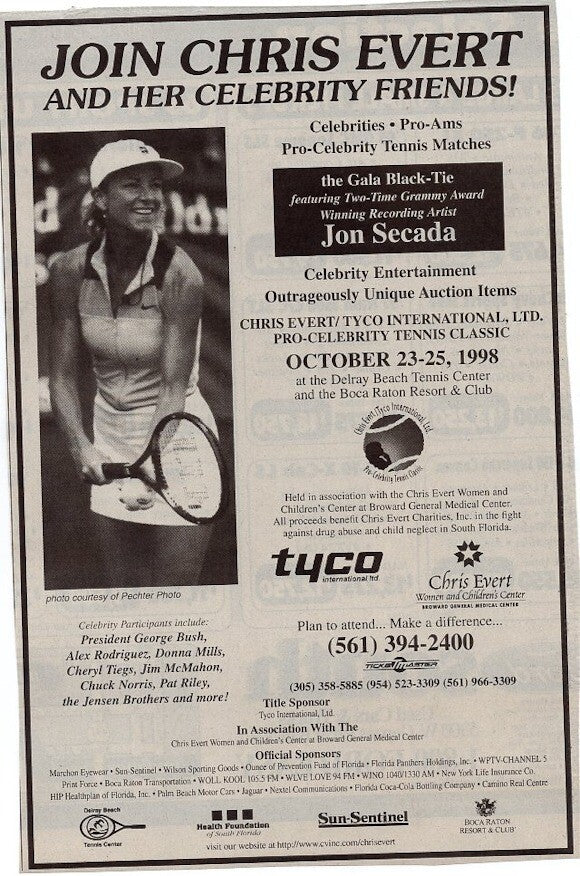 CHRIS EVERT SIGNED SAME SPORTS F508WOMAN OF YEAR BECKETT F50884