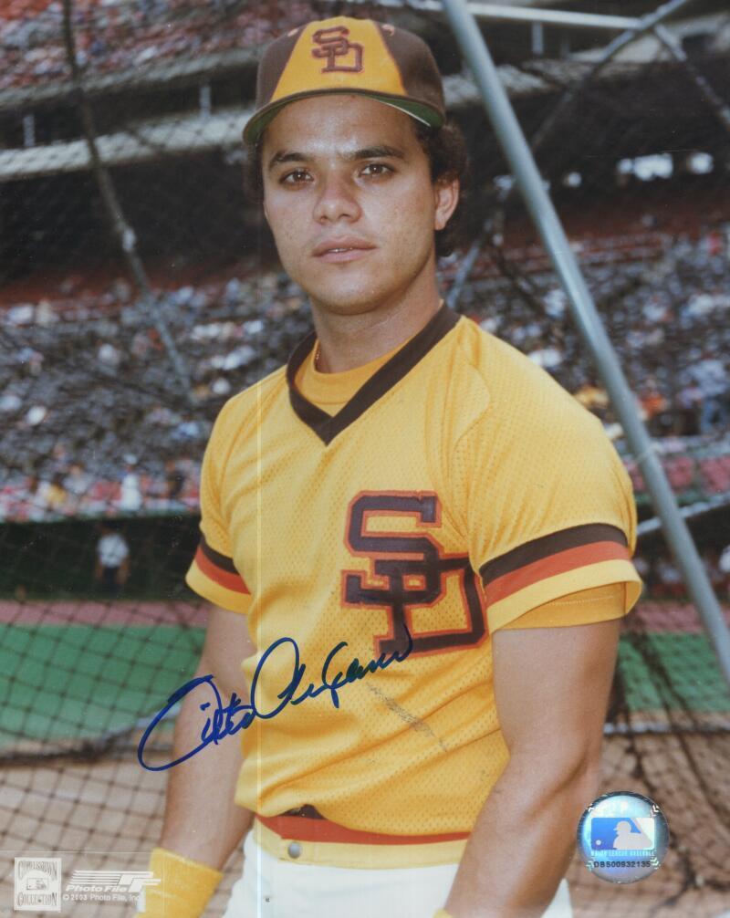 SIXTO LEZCANO  PADRES  SIGNED AUTOGRAPHED 8X10 PHOTO W/ COA 