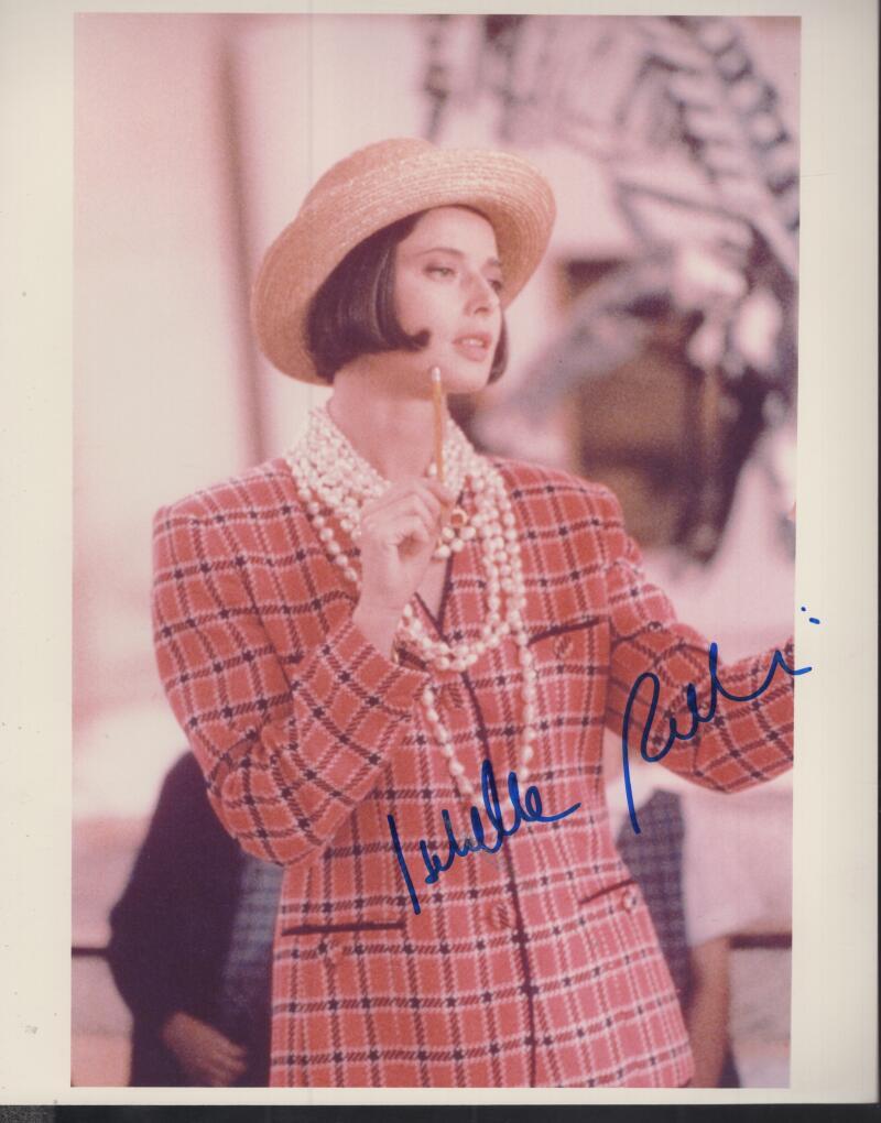 ISABELLA ROSSELLINI SOME OF ME   SIGNED AUTOGRAPHED 8X10 PHOTO W/ COA
