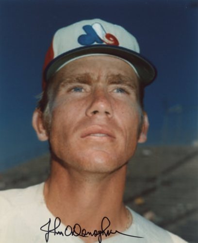 JOHN O'DONOGHUE MONTREAL EXPOS SIGNED 8X10 PHOTO W/COA