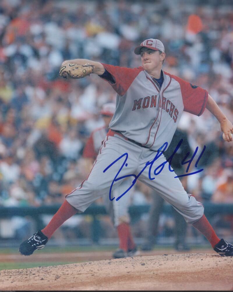 JIMMY GOBBLE KANSAS CITY ROYALS SIGNED AUTOGRAPHED 8X10 PHOTO W/ COA