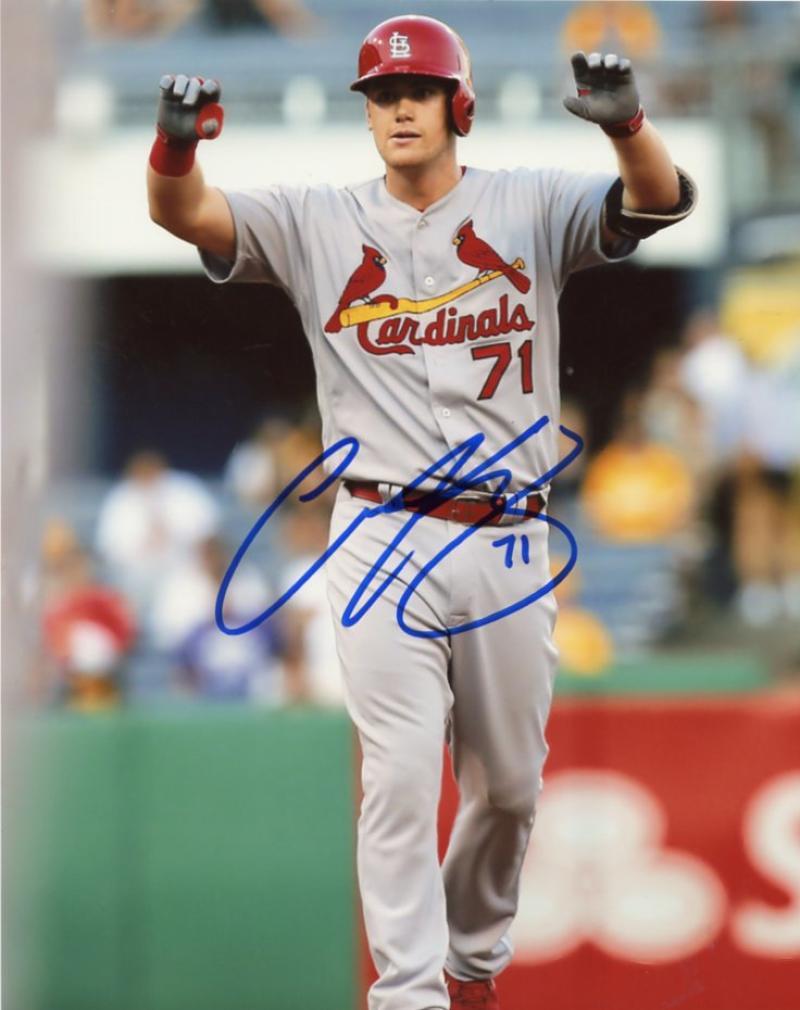 CARSON KELLY ST. LOUIS CARDINALS SIGNED AUTOGRAPHED 8X10 PHOTO W/COA
