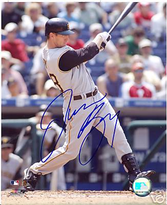 JASON BAY PITTSBURGH PIRATES SIGNED 8X10 PHOTO W/COA
