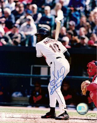 TONY  BATISTA  BALTIMORE  ORIOLES SIGNED 8X10 W/COA