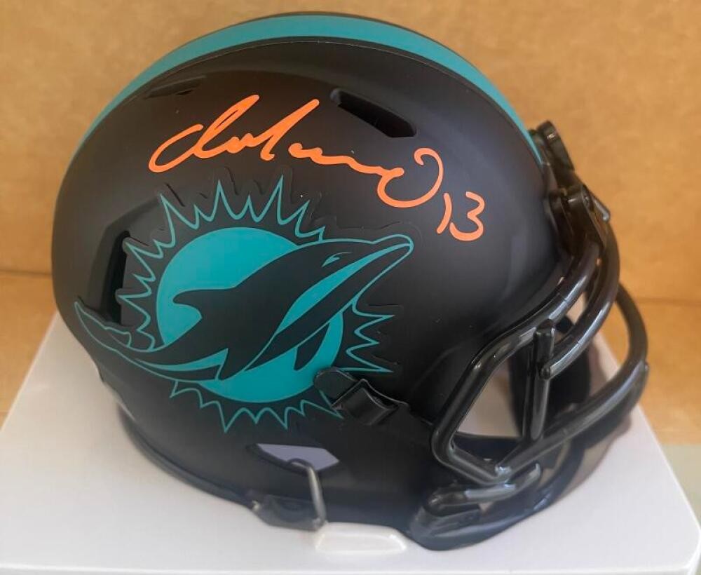 DAN MARINO MIAMI DOLPHINS SIGNED AUTO ECLIPSE MINI HELMET BECKETT AUTHENTICATED