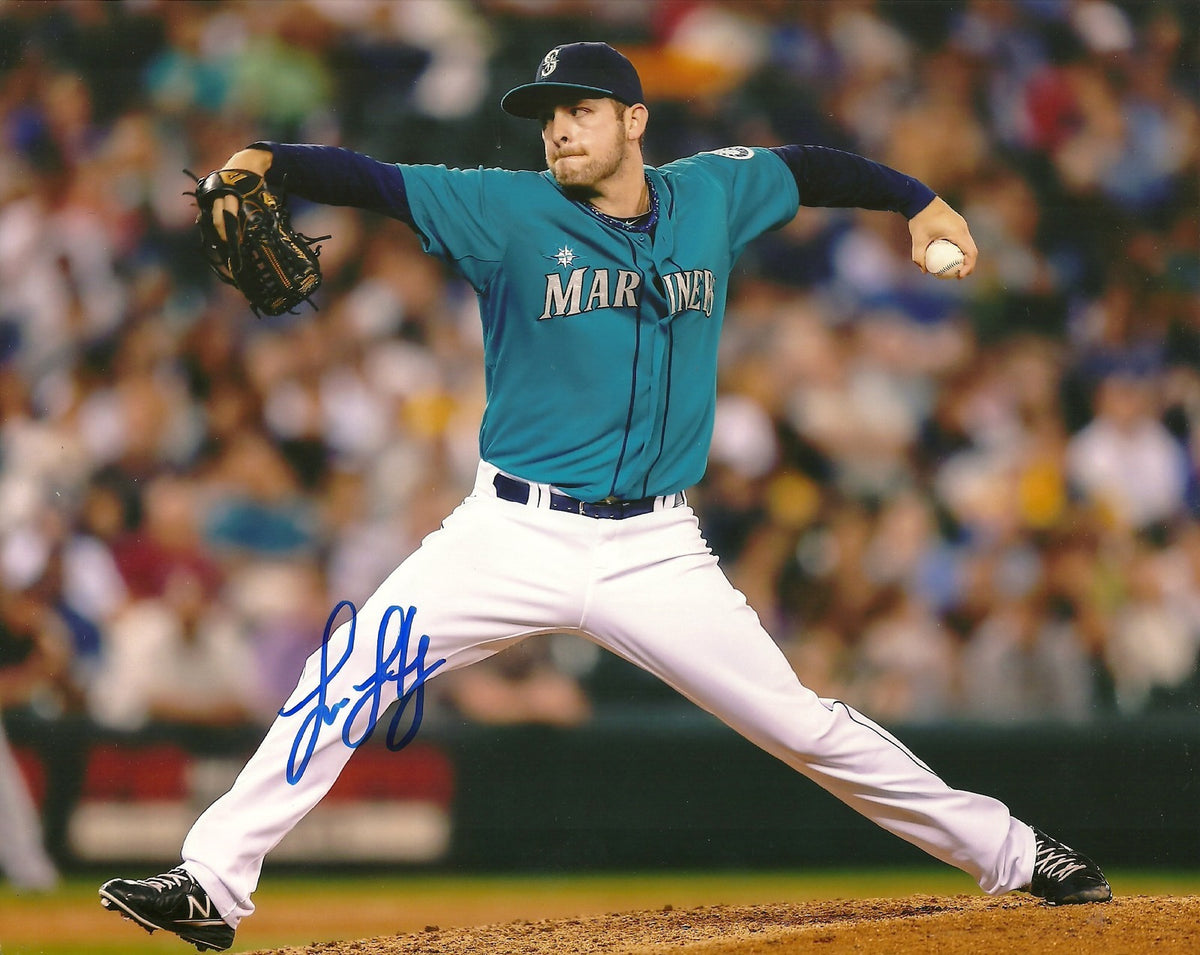 LUCAS LUETGE SEATTLE MARINERS SIGNED AUTOGRAPHED 8x10 PHOTO W/COA