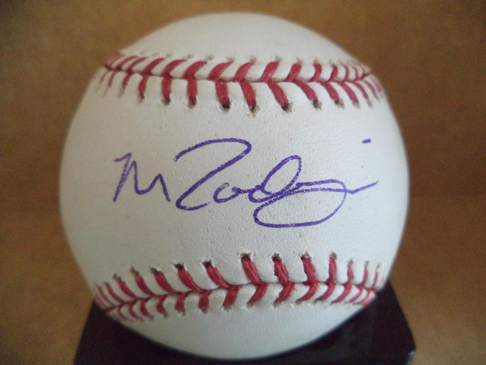MIKE RODRIGUEZ HOUSTON ASTROS SIGNED AUTOGRAPHED M.L. BASEBALL W/COA