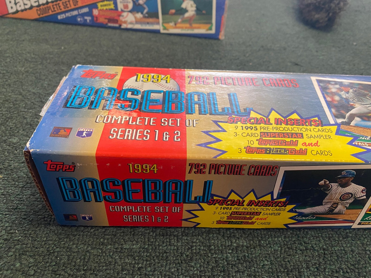 1994 TOPPS BASEBALL SERIES 1 & 2 792 CARDS COMPLETE SET 2ND YEAR JETER