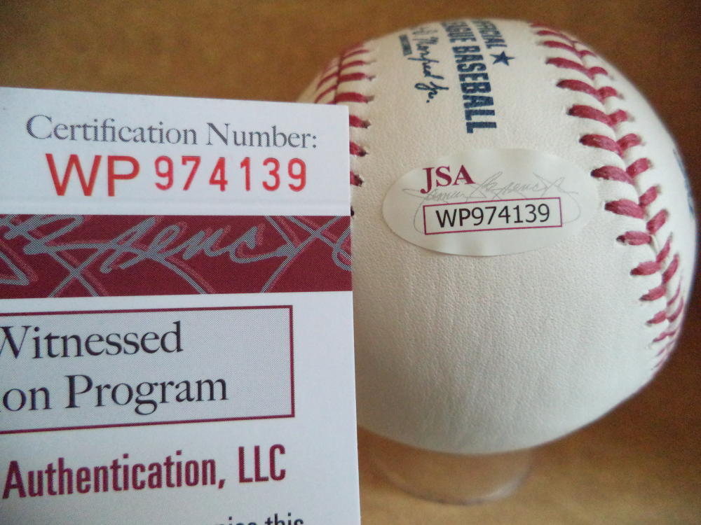 JAKE LAMB ARIZONA DIAMONDBACKS SIGNED AUTOGRAPHED M.L. BASEBALL JSA WP974139