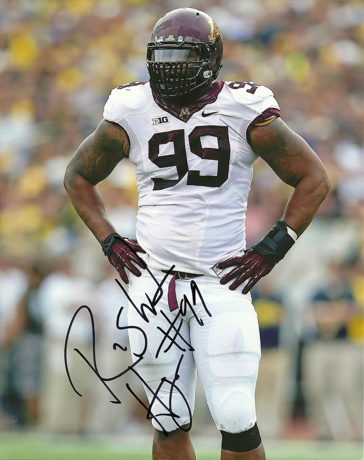 RA'SHEDE HAGEMAN MINNESOTA SIGNED AUTOGRAPHED 8x10 PHOTO W/COA