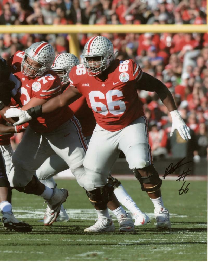 MALCOLM PRIDGEON  OHIO STATE BUCKEYES SIGNED AUTOGRAPHED 8X10 PHOTO W/ COA