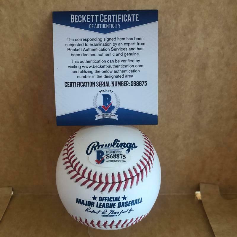 GREGG OLSON 89 AL ROY ORIOLES SIGNED AUTOGRAPHED M.L. BASEBALL BAS  S68875