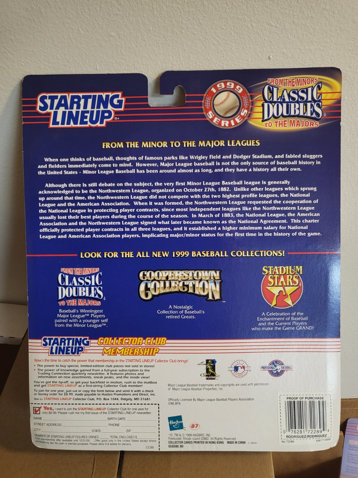 1998 STARTING LINEUP CLASSIC DOUBLES ALEX RODRIGUEZ DUAL FIGURES ORIGINAL BOX