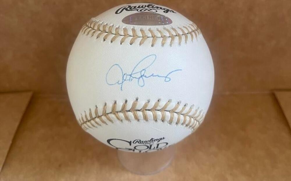ALEX RODRIGUEZ YANKEES SIGNED GG BASEBALL STEINER MLB HOLOGRAM