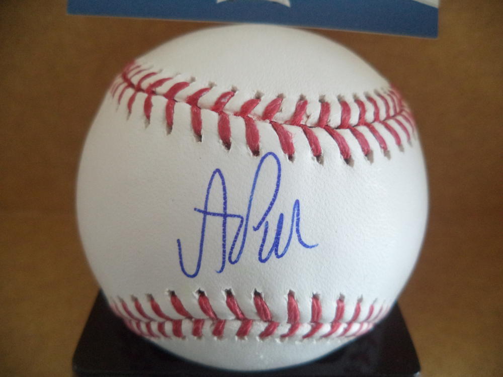 A.J. PUK OAKLAND A'S ROOKIE YEAR SIGNED AUTOGRAPHED ML BASEBALL BECKETT R03020