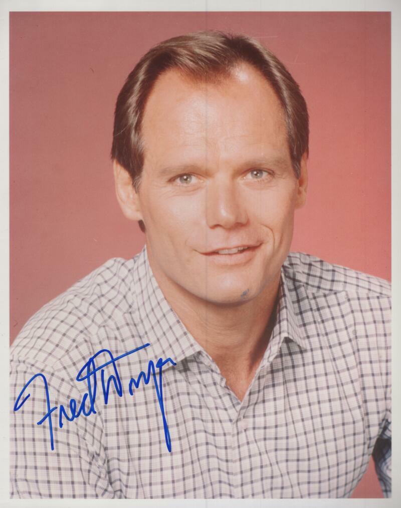FRED DRYER HUNTER LA RAMS  SIGNED AUTOGRAPHED 8X10 PHOTO W/ COA