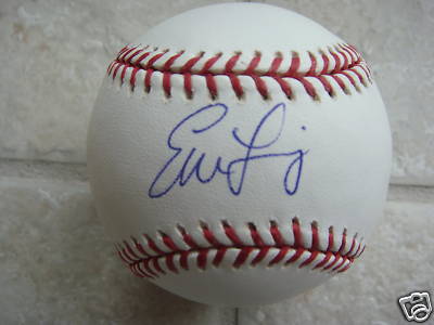 EVAN LONGORIA RAYS OFFICIAL SIGNED ML BALL W/COA