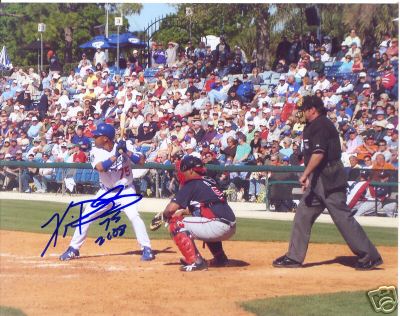XAVIER  PAUL  LA  DODGERS   SIGNED 8X10