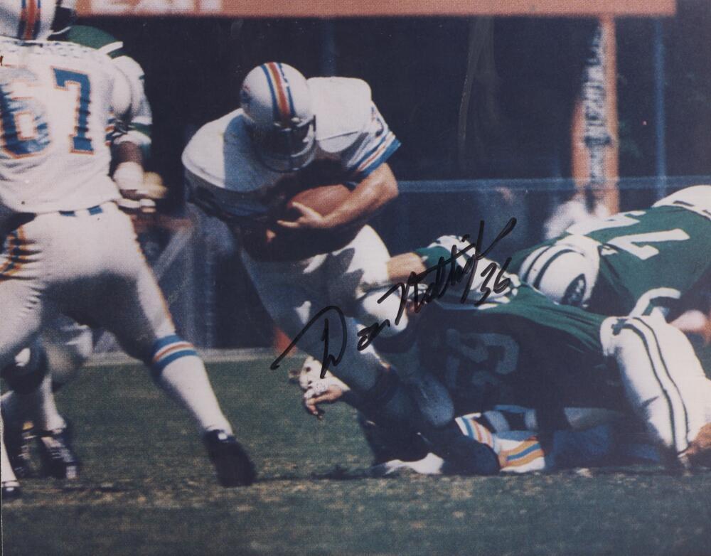 DON NOTTINGHAM  DOLPHINS SIGNED AUTOGRAPHED 8X10 PHOTO W/ COA