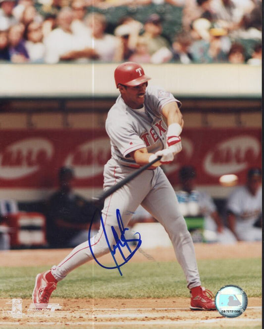 JUAN GONZALEZ RANGERS SIGNED AUTOGRAPHED 8X10 PHOTO W/ COA