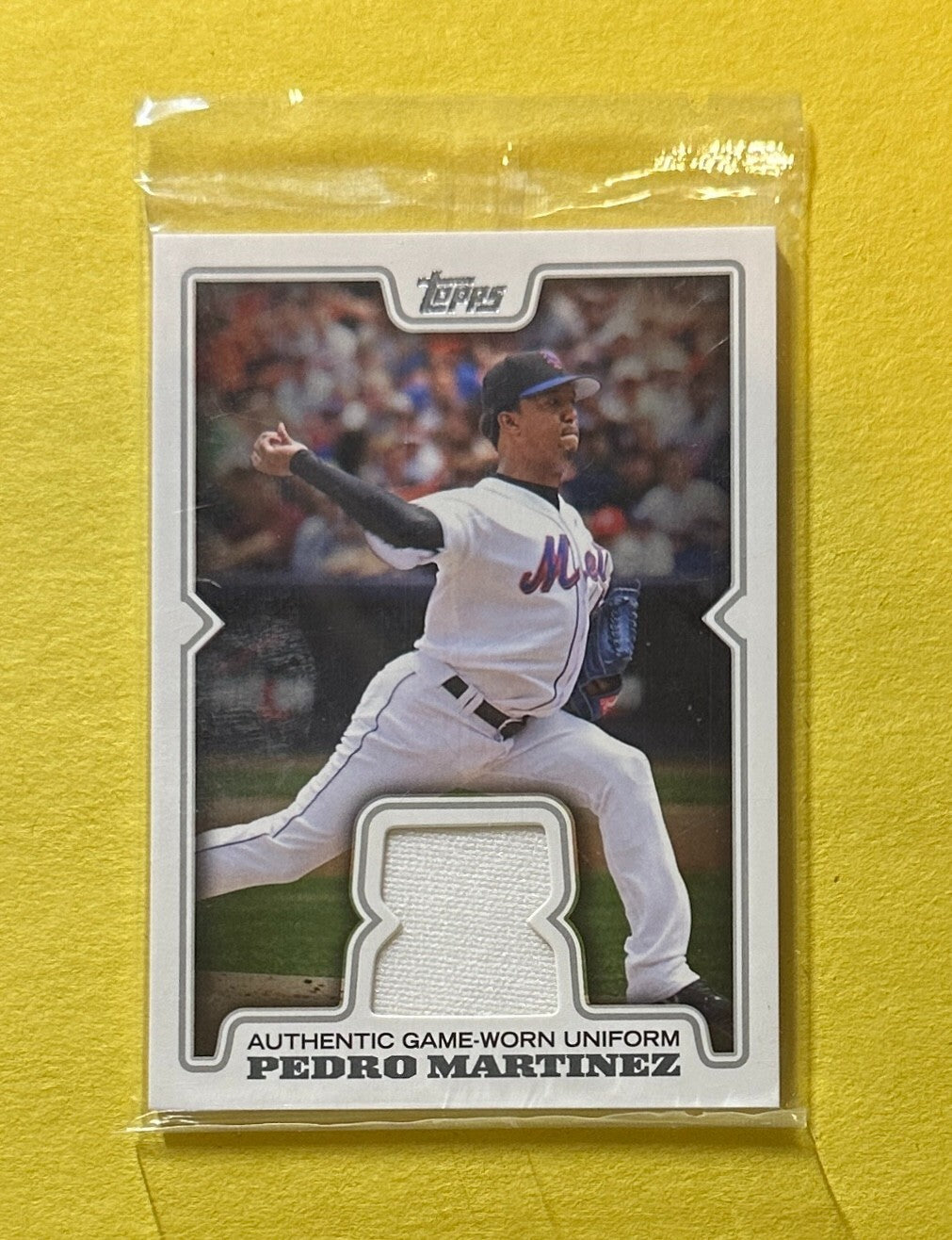 2008 TOPPS SERIES 2 PEDRO MARTINEZ RELIC #TR-PM METS HOF SEALED