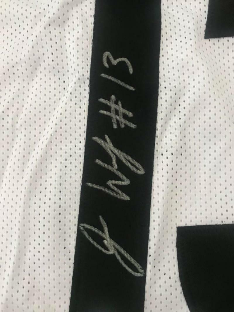 JAMES WASHINGTON STEELERS #13 SIGNED CUSTOM XL JERSEY JSA WPP526436