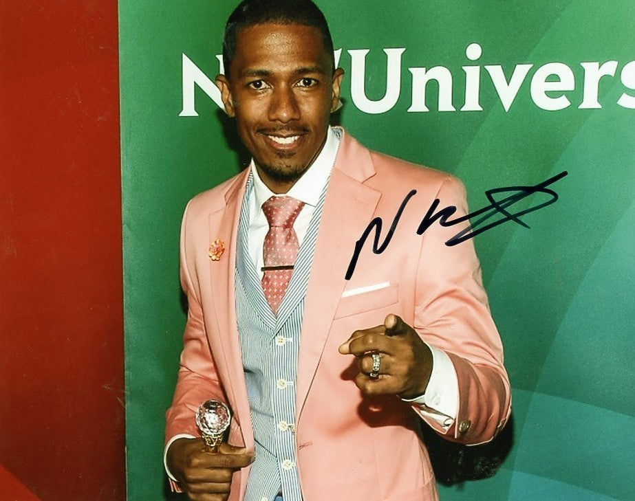 NICK  CANNON  HORIZONTAL  ACTOR    SIGNED  AUTOGRAPHED 8X10  PHOTO