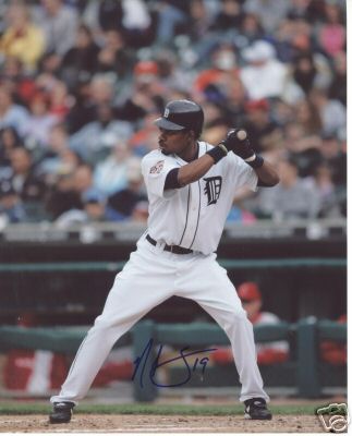 NOOK LOGAN DETROIT TIGERS SIGNED 8X10 PHOTO W/COA