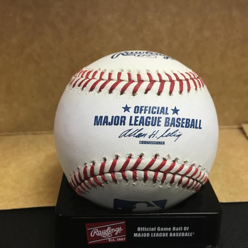 BRYTON TRAPAGNIER PIRATES/BRAVES M.L. SIGNED BASEBALL W/COA