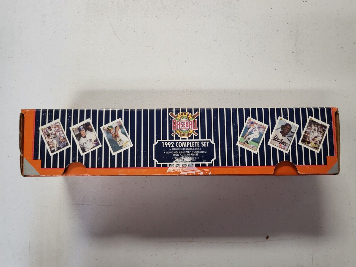 1992 UPPER DECK BASEBALL COMPLETE CARD SET 800