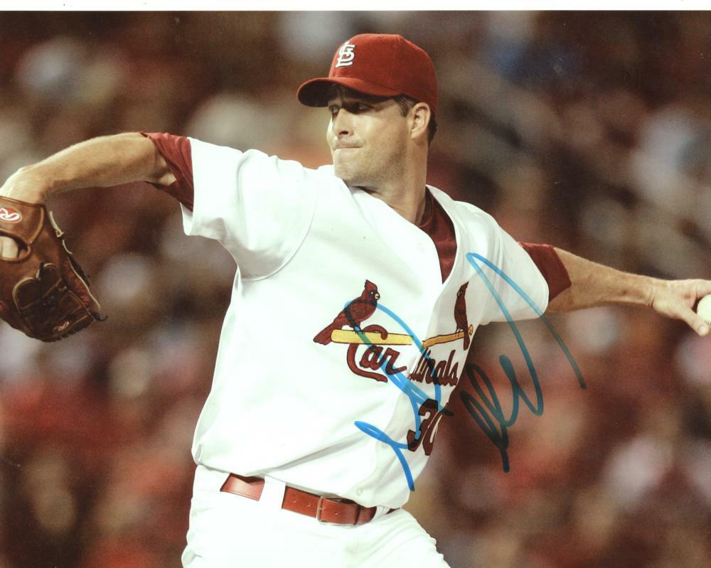 MARK MULDER ST. LOUIS CARDINALS SIGNED AUTOGRAPHED 8X10 PHOTO W/ COA