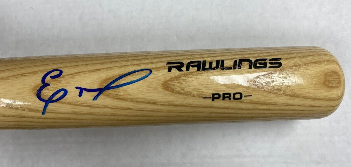 ELOY JIMENEZ CHICAGO WHITE SOX SIGNED AUTOGRAPHED RAWLINGS ENGRAVED BAT W/COA