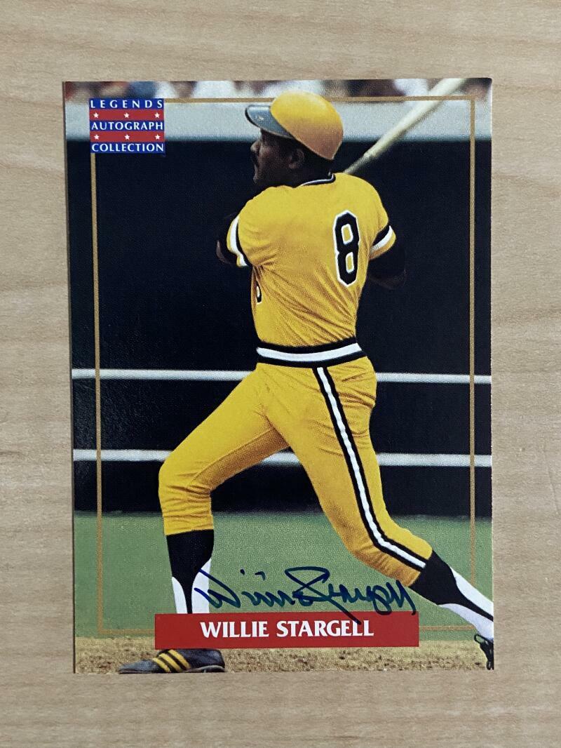 1996 MAJOR LEAGUE PLAYERS SIGNED WILLIE STARGELL HALL OF FAME