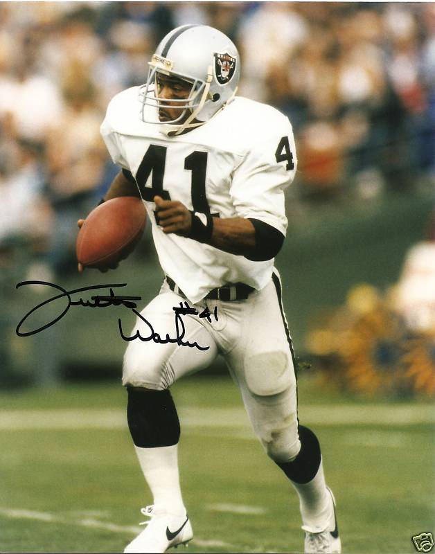 FULTON WALKER  OAKLAND  RAIDERS SIGNED 8X10  PHOTO