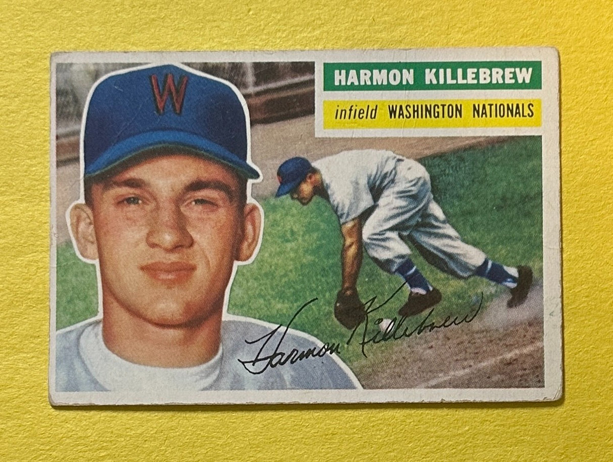 1956 TOPPS HARMON KILLEBREW #164 NATIONALS HOF