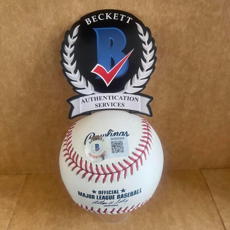 ALVIN DARK GIANTS 54 WC SIGNED AUTOGRAPHED M.L. BASEBALL BAS AUTHENTICATED