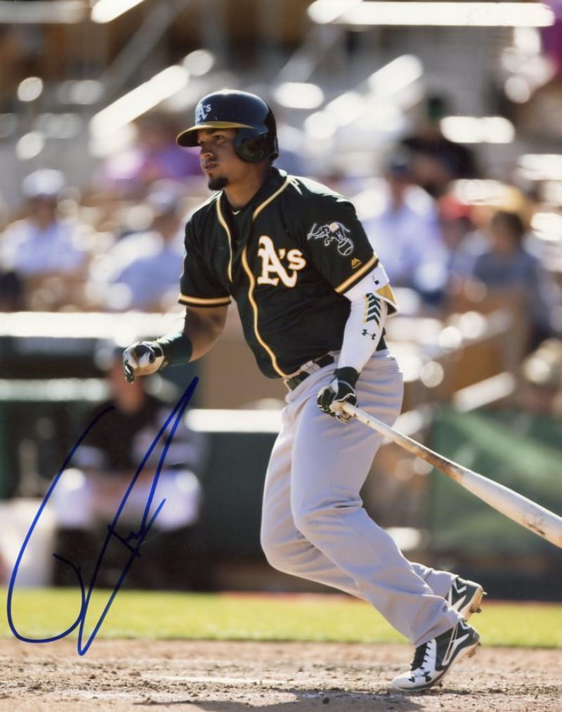 FRANKLIN BARRETO OAKLAND A'S SIGNED AUTOGRAPHED 8X10 PHOTO W/COA