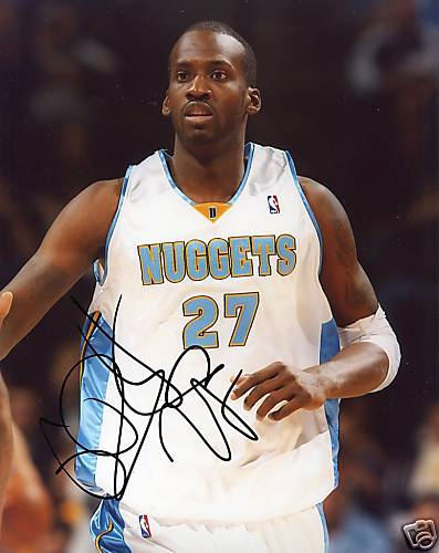 JOHAN PETRO  DENVER NUGGETS  SIGNED 8X10