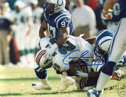 CORNELIUS BENNETT INDIANAPOLIS COLTS SIGNED 8X10 W/COA
