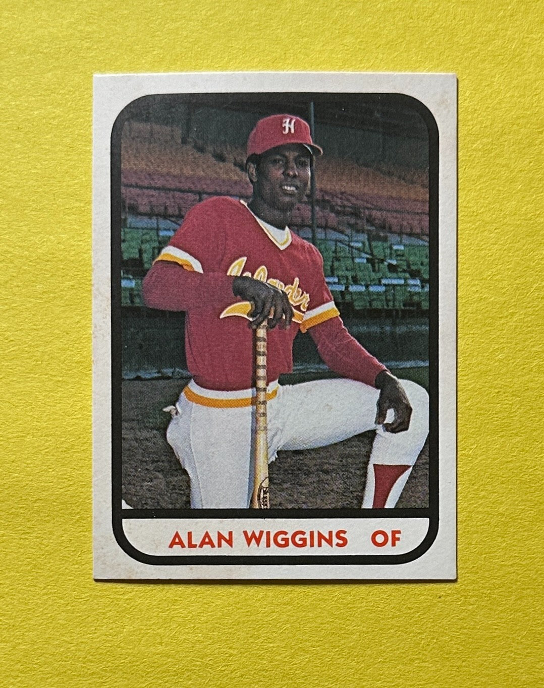1981 TCMA ALAN WIGGINS #81 HAWAII ISLANDERS PACIFIC COAST LEAGUE