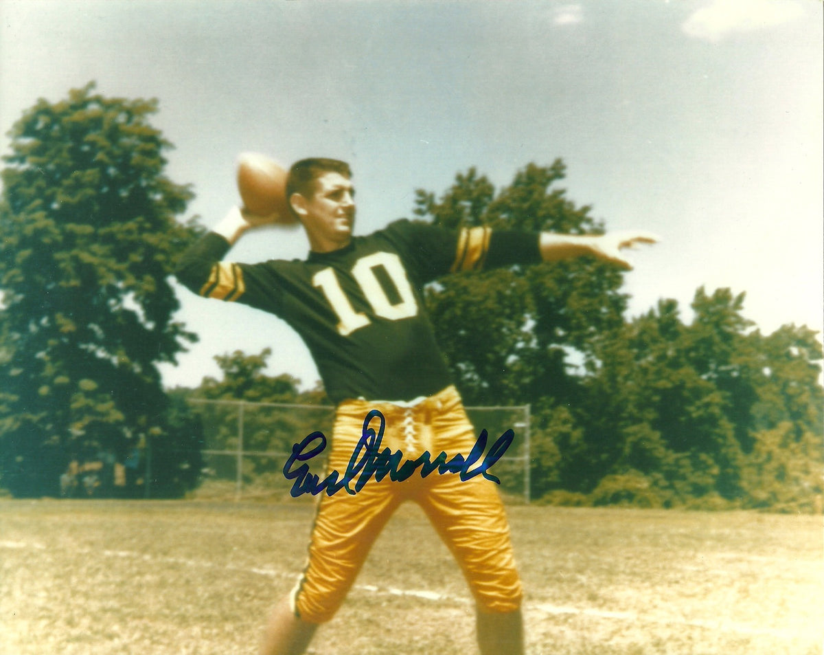 EARL MORRALL PITTSBURGH STEELERS SIGNED AUTOGRAPHED 8x10 PHOTO W/COA HORIZONTAL