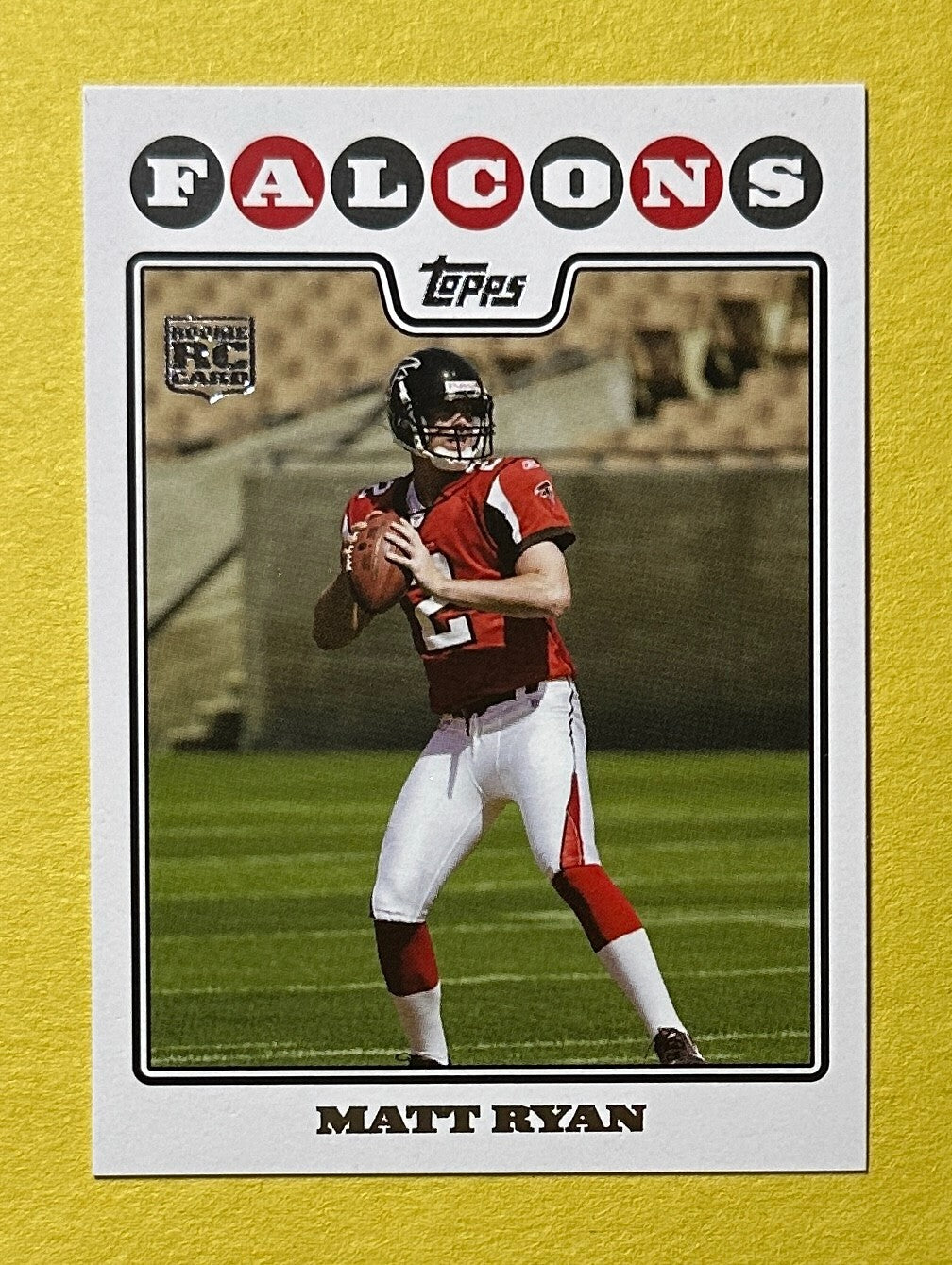 2008 TOPPS MATT RYAN ROOKIE CARD #331 FALCONS