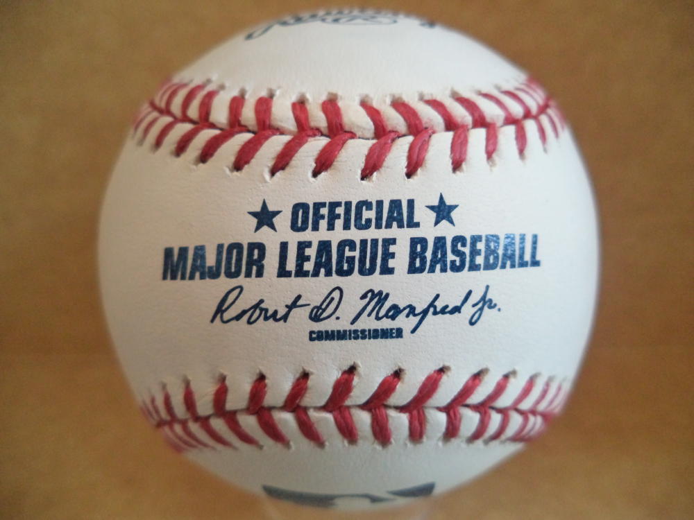 ALEXI AMARISTA ANGELS/PADRES/ROCKIES SIGNED AUTOGRAPHED M.L. BASEBALL W/COA 